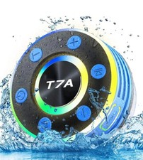 Bluetooth Shower Speaker, IPX7 Waterproof Wireless Speaker 360°Surround Sound