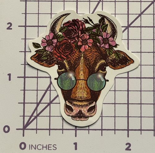 Cow roses sunglasses vinyl - sunglasses,