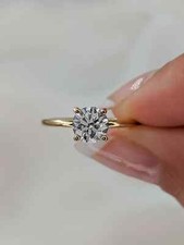 Authentic 1.00CT Round Natural