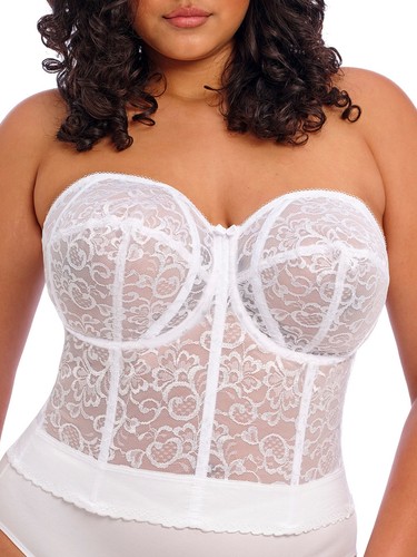 Goddess lace bridal bustier - goddess,