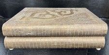 Unusual Vintage Book Shaped