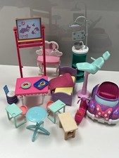 Barbie doll Chelsea  Play set dolls house furniture Lots