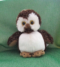 Owl Plushie - Soft toy- Stuffed animal.  OWL - Teddy bear- Fluffy - cute