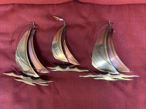 Sail boat metal wall art - boat,