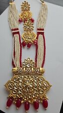 Indian jewellery set mala rani haar earrings jhumkis jhumkas necklace wedding UK