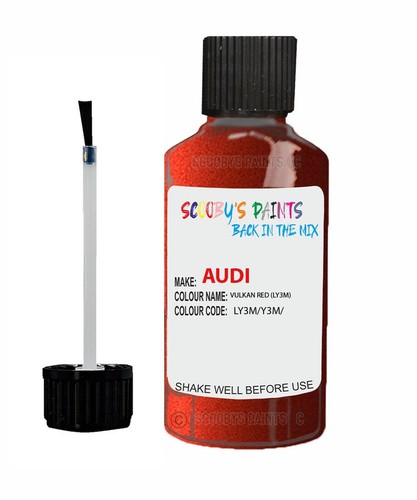 Paint touch audi - vulkan, red
