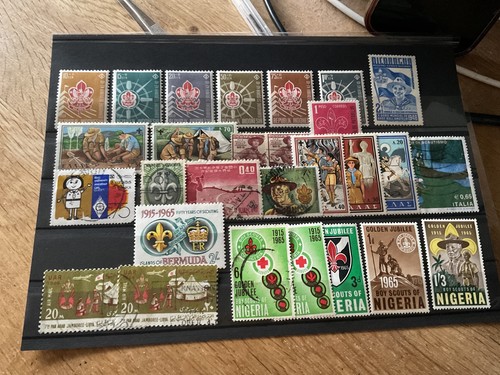 World mixed scout stamps - ,