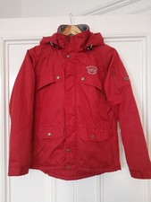 Mountain Horse Colt Rider JR Red Full Zip Hooded Coat size 160cm Age 14-16 Years