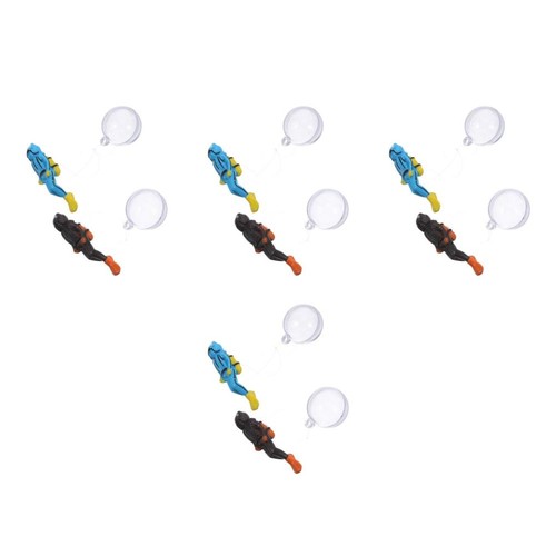 8pcs cute pvc floating diver - pvc,