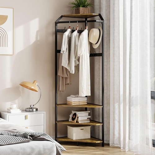 Freestanding coat rack with - freestanding,