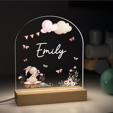 Personalised Girls LED Rabbit