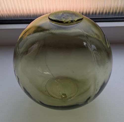 Light green glass fishing - green,