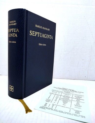 Septuaginta rahlfs hanhart - septuaginta, rahlfs-hanhart