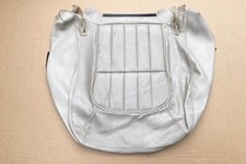 FRONT LEFT SEAT BASE LEATHER COVER OATMEAL - Jaguar XJ6 XJ8 XJR 1994-2002 #2851