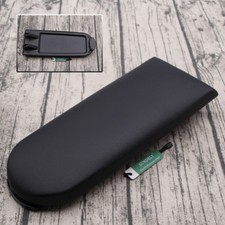 Black Leather Armrest Centre