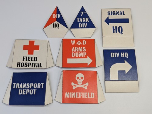 Vintage tommy gunn - card, signs