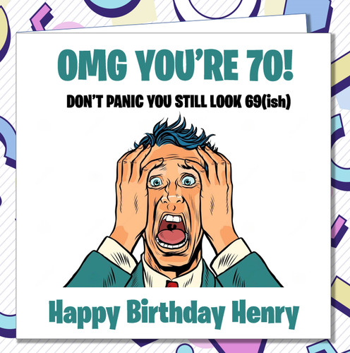 Personalised 70th birthday - personalised,