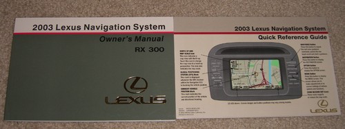 2003 lexus rx300 navigation - 2003,