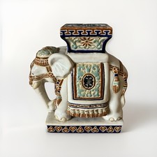 Vtg Ceramic Elephant Plant