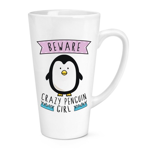 Beware crazy penguin girl 17oz - beware,