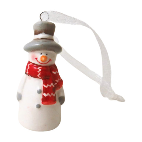 Snowman bell christmas tree - snowman,
