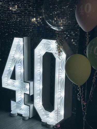 Hire 4ft led number - led, for