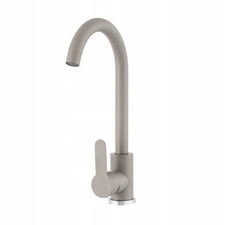 Grey Sink Tap Brass Mixer