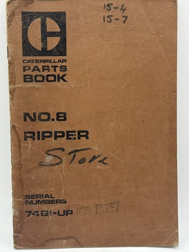 Caterpillar ripper parts - no, 8