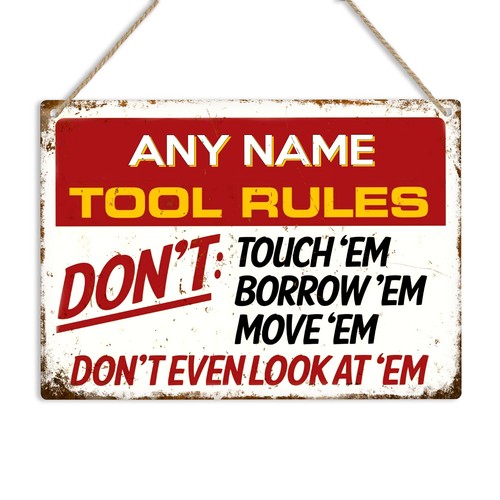 Tool rules personalised - rules, retro
