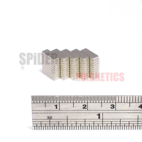 Neodymium block magnets - block, 8mm
