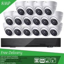 8MP CCTV SYSTEM 4CH 8CH 16CH