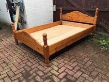 Water Bed Pine Large Water Bed King Size from Aquaglow with Heater