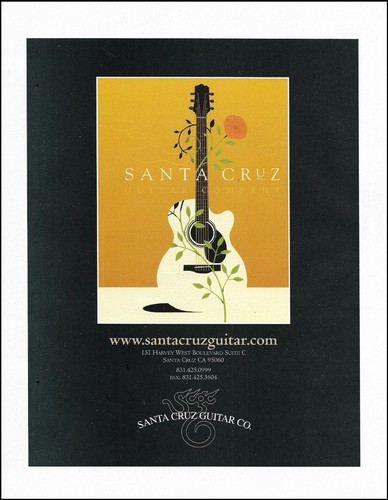 Santa cruz acoustic - acoustic, guitar