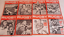 8 x 1971 Rugby World Magazines