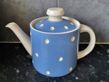TG Green Domino Teapot, Light Blue