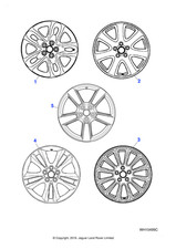Jaguar Genuine C2S26121 Alloy