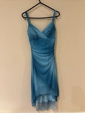 Beautiful Sparkling Blue Prom Dress! Size Small, Stretchy. Great Condition.
