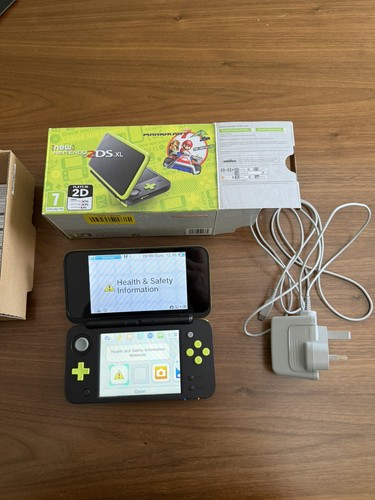 Nintendo 2ds black green - xl, &