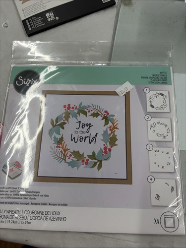 Sizzix layered stencils 4pk - layered, 4pk-