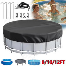 12ft round pool cover - 8/10/12ft,