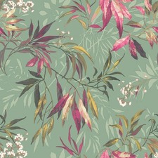 Botanical Wallpaper Sage Green
