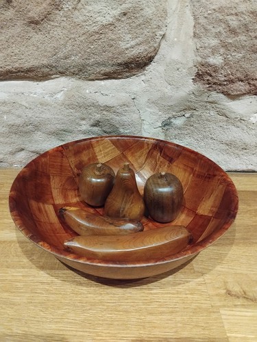 Vintage wooden parquet - vintage, fruit
