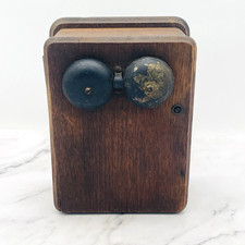 Antique Hand Crank Ring Box