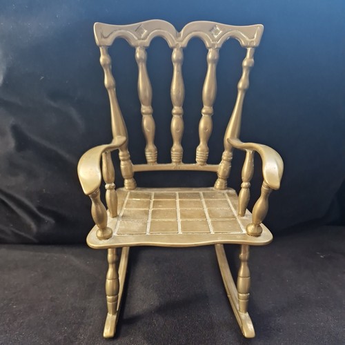 Solid brass vintage rocking - brass,