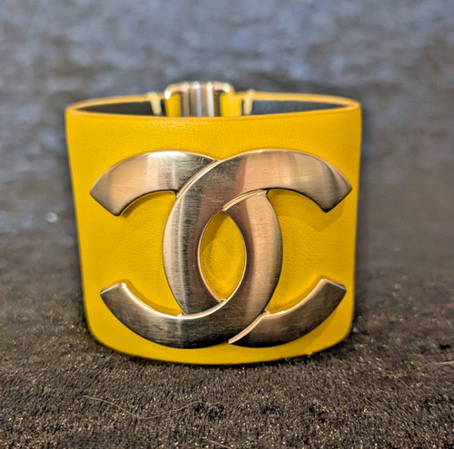 Chanel yellow leather - chanel,