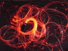 Fibre optic sensory lights