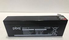 Genuine PBQ 12V 2.6Ah SLA Battery for Optima Compact Alarm Panels - rechargeable
