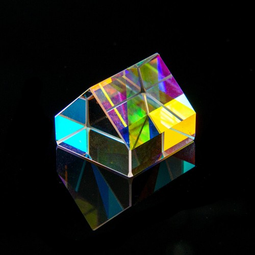 1pc optical glass prism cross - 1pc,