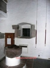 PHOTO  ST. ISHOW CHURCH PARTRISHOW THE FONT AND THE BELL ROPES AT THE WEST END O