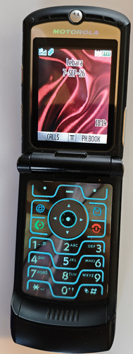 Motorola razr black - v3,